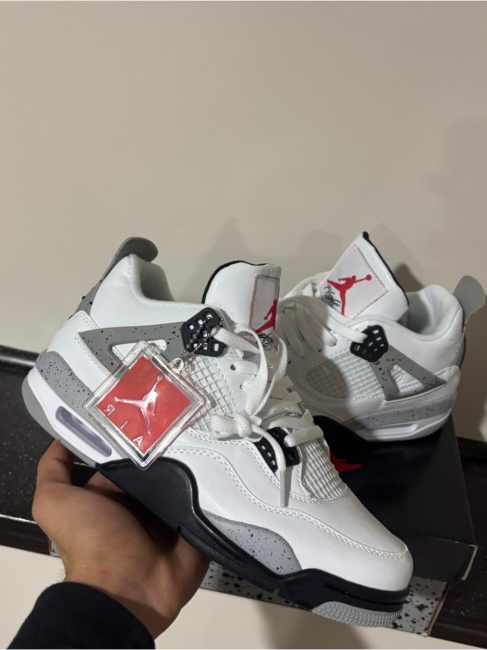 Jordan White / Grey / Black Retro Basketball Sneakers